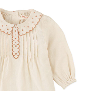 Блуза с длинным рукавом Gingersnaps "Baby Mabel Eggnog", светло-желтая